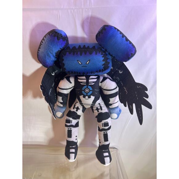 NEW Titan Computer man Figure Plush Doll Skibidi Toilet Toy Blue - Picture 2 of 6